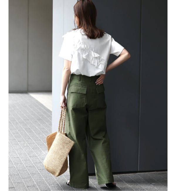 JOURNAL STANDARD relume「《WEB限定追加2》アシンメトリーフリルTEE」|Tシャツ・カットソー|