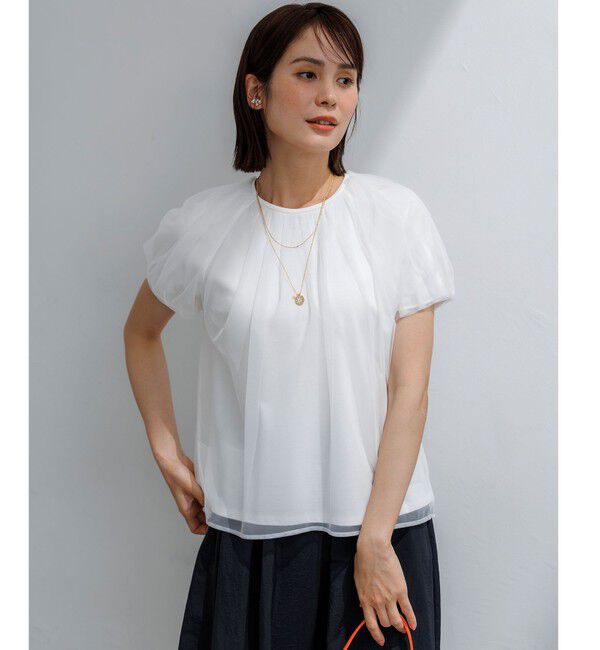 組曲「コットンポンチ チュールレイヤード カットソー」|Tシャツ・カットソー|
