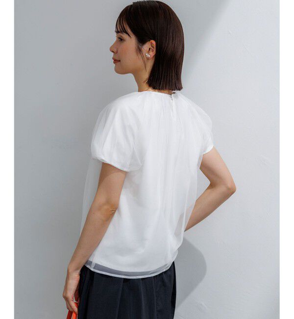 組曲「コットンポンチ チュールレイヤード カットソー」|Tシャツ・カットソー|