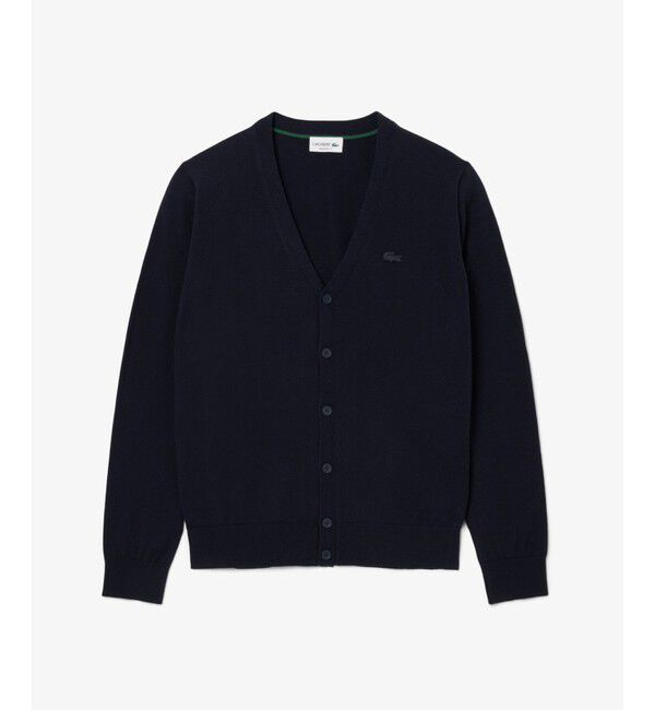 LACOSTE「エッセンシャルメリノウールカーディガン」|カーディガン|