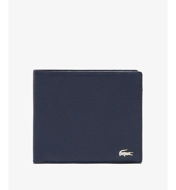 LACOSTE「2つ折りウォレット」|財布|ネイビー