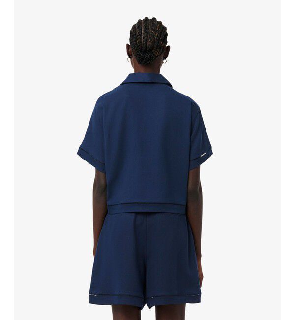 LACOSTE「リヨセル&times;リネンブレンドツイルポロシャツ」|シャツ・ブラウス|