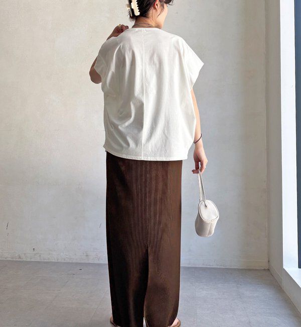  「【WEB限定】BLANCHEタックスリーブTEE」|Tシャツ・カットソー|