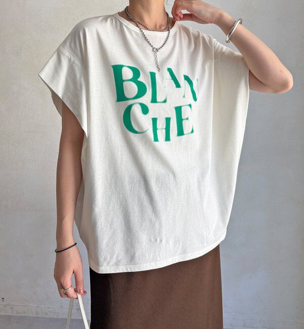  「【WEB限定】BLANCHEタックスリーブTEE」|Tシャツ・カットソー|