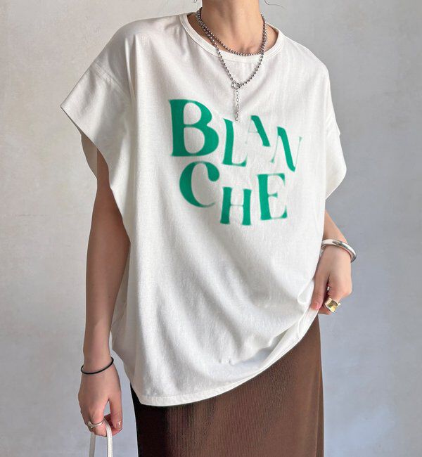  「【WEB限定】BLANCHEタックスリーブTEE」|Tシャツ・カットソー|