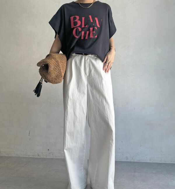  「【WEB限定】BLANCHEタックスリーブTEE」|Tシャツ・カットソー|