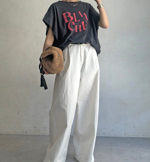  「【WEB限定】BLANCHEタックスリーブTEE」|Tシャツ・カットソー|