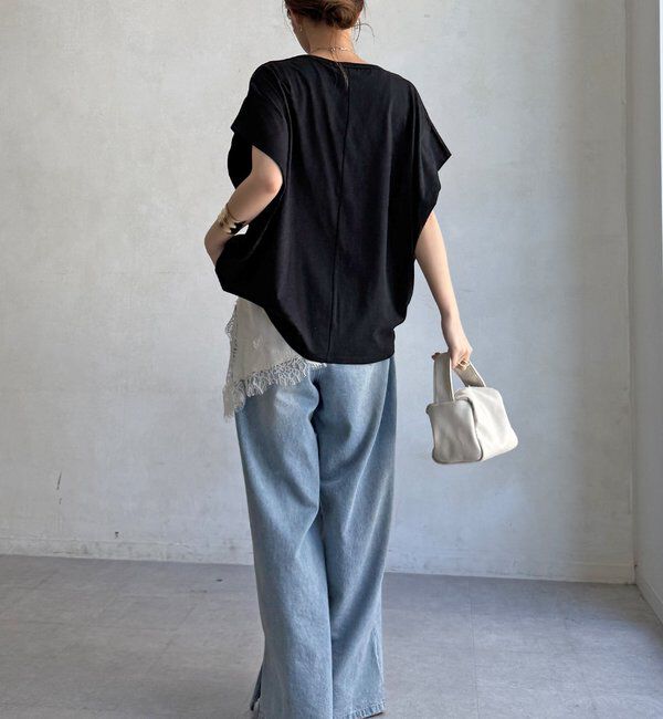  「【WEB限定】BLANCHEタックスリーブTEE」|Tシャツ・カットソー|