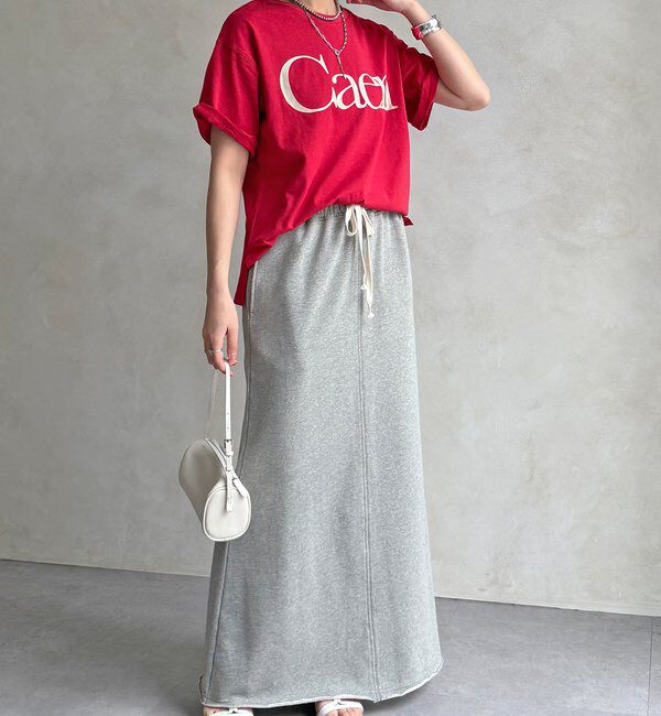 「【WEB限定】CaenクルーネックロゴTEE」|Tシャツ・カットソー|