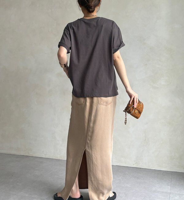  「【WEB限定】CaenクルーネックロゴTEE」|Tシャツ・カットソー|
