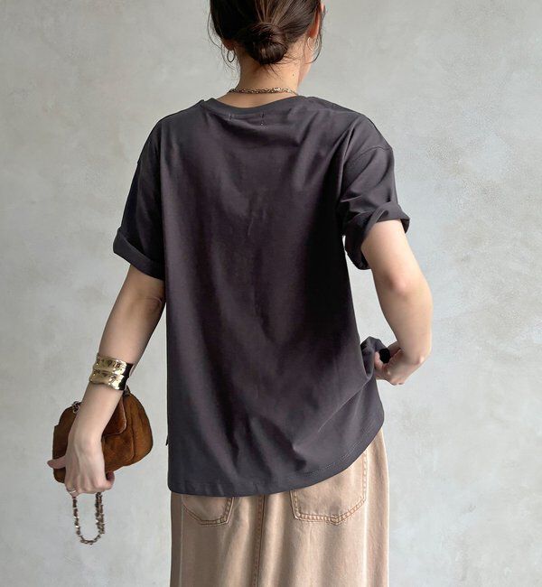  「【WEB限定】CaenクルーネックロゴTEE」|Tシャツ・カットソー|