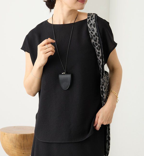  「【セットアップ着用可能/ドライタッチ/シワになりにくい】メッシュフレンチブラウス」|シャツ・ブラウス|