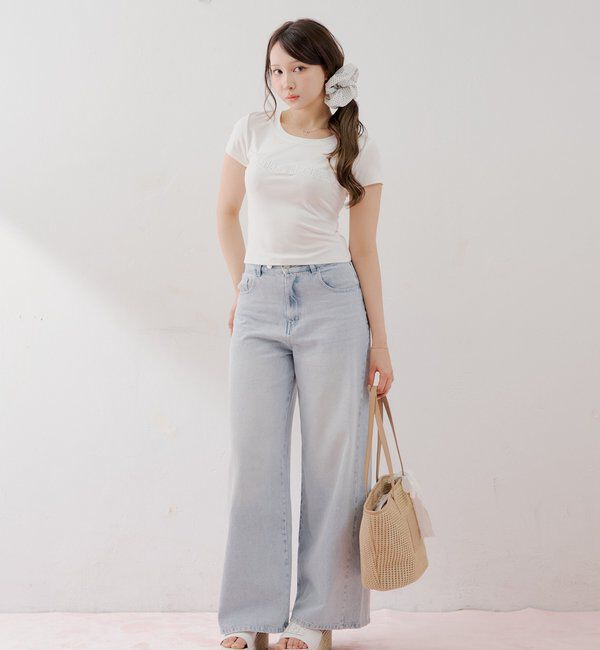  「ドットロゴT+シュシュセット」|Tシャツ・カットソー|