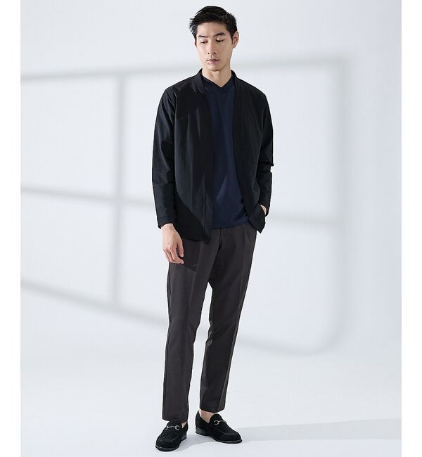 ABAHOUSE「【SMART CLOSET/WEB限定】シルケット天竺 Vネック 半袖Tシャツ」|Tシャツ・カットソー|