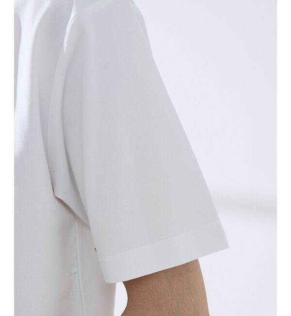 ABAHOUSE「【SMART CLOSET/WEB限定】シルケット天竺 モックネック Tシャツ」|Tシャツ・カットソー|