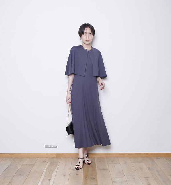 Rouge vif「ライトポンチケープ付き２WAYワンピース」|ワンピース|