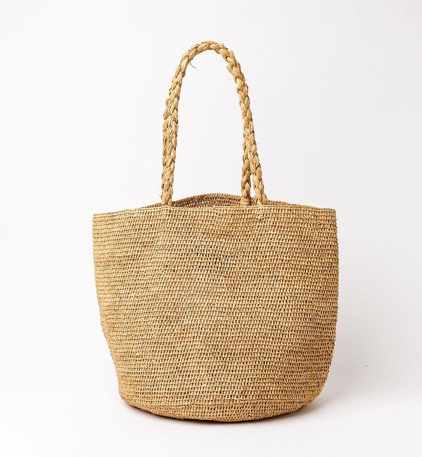 Rouge vif「【MADE IN MADA /メイドインマダ】ALICE MM BAG：ラフィア」|かごバッグ|