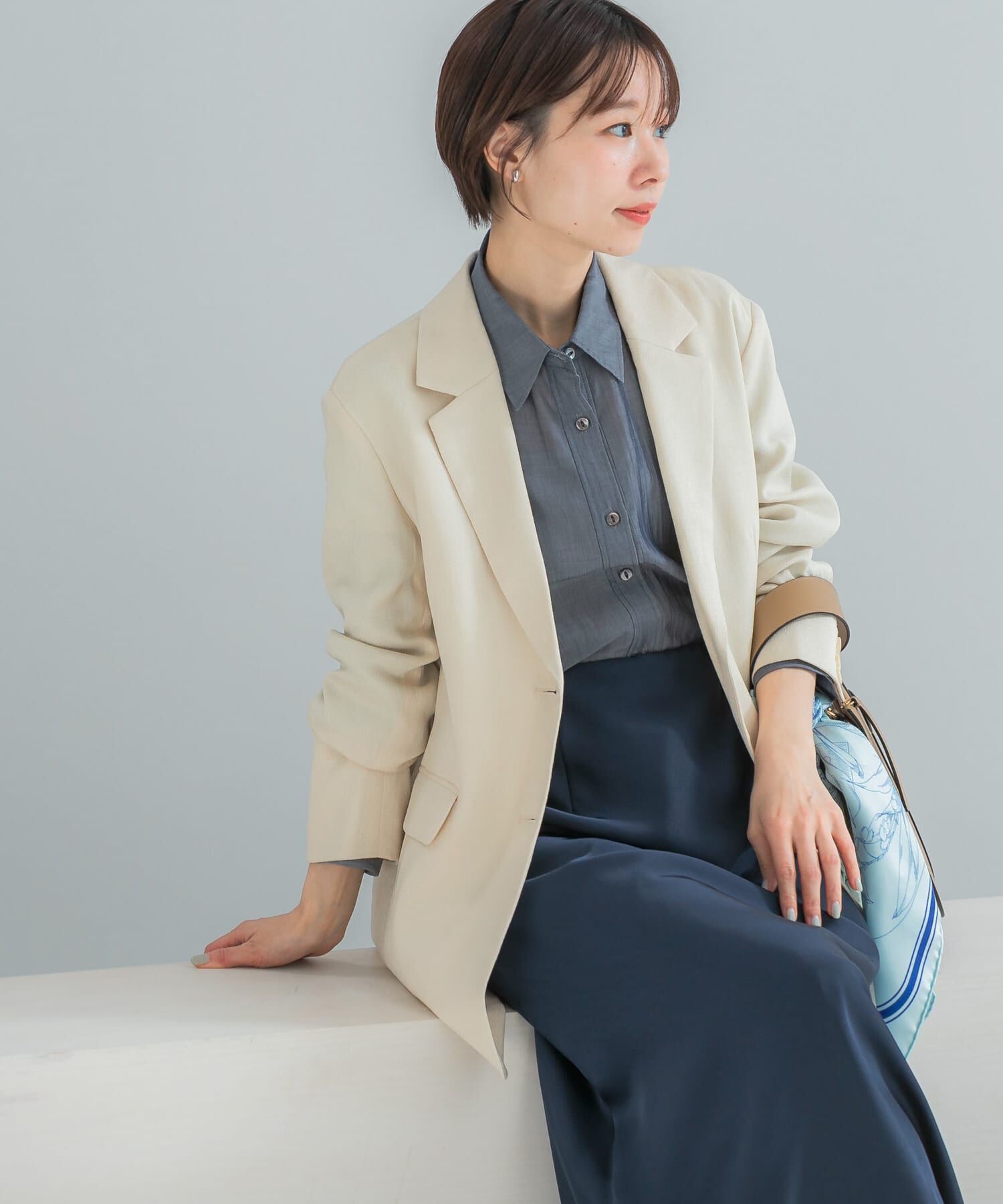 URBAN RESEARCH ROSSO「リネンライクシングルテーラードジャケット」|その他|