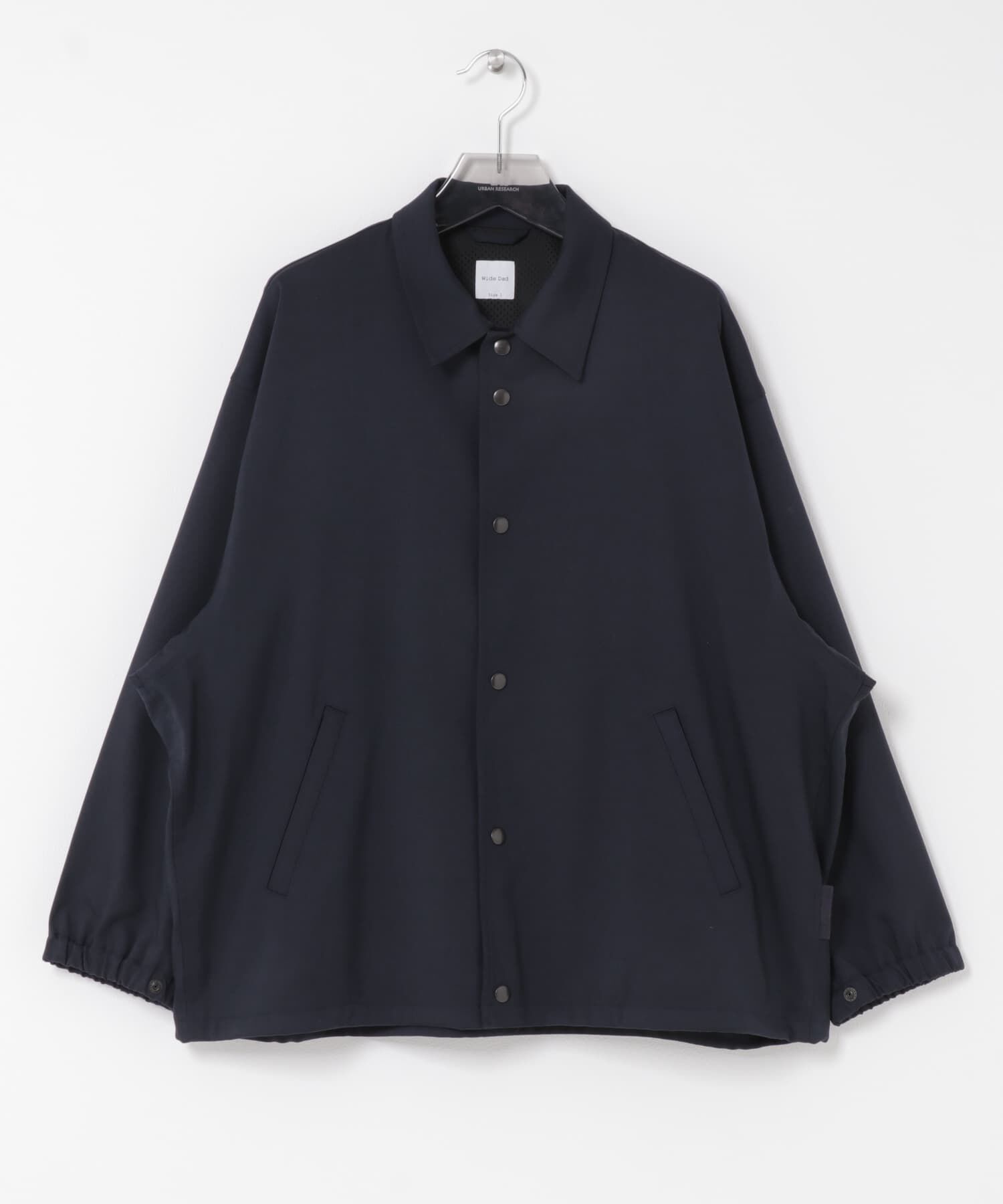 URBAN RESEARCH「Wide Dad　COACH JACKET」|ノーカラーコート|