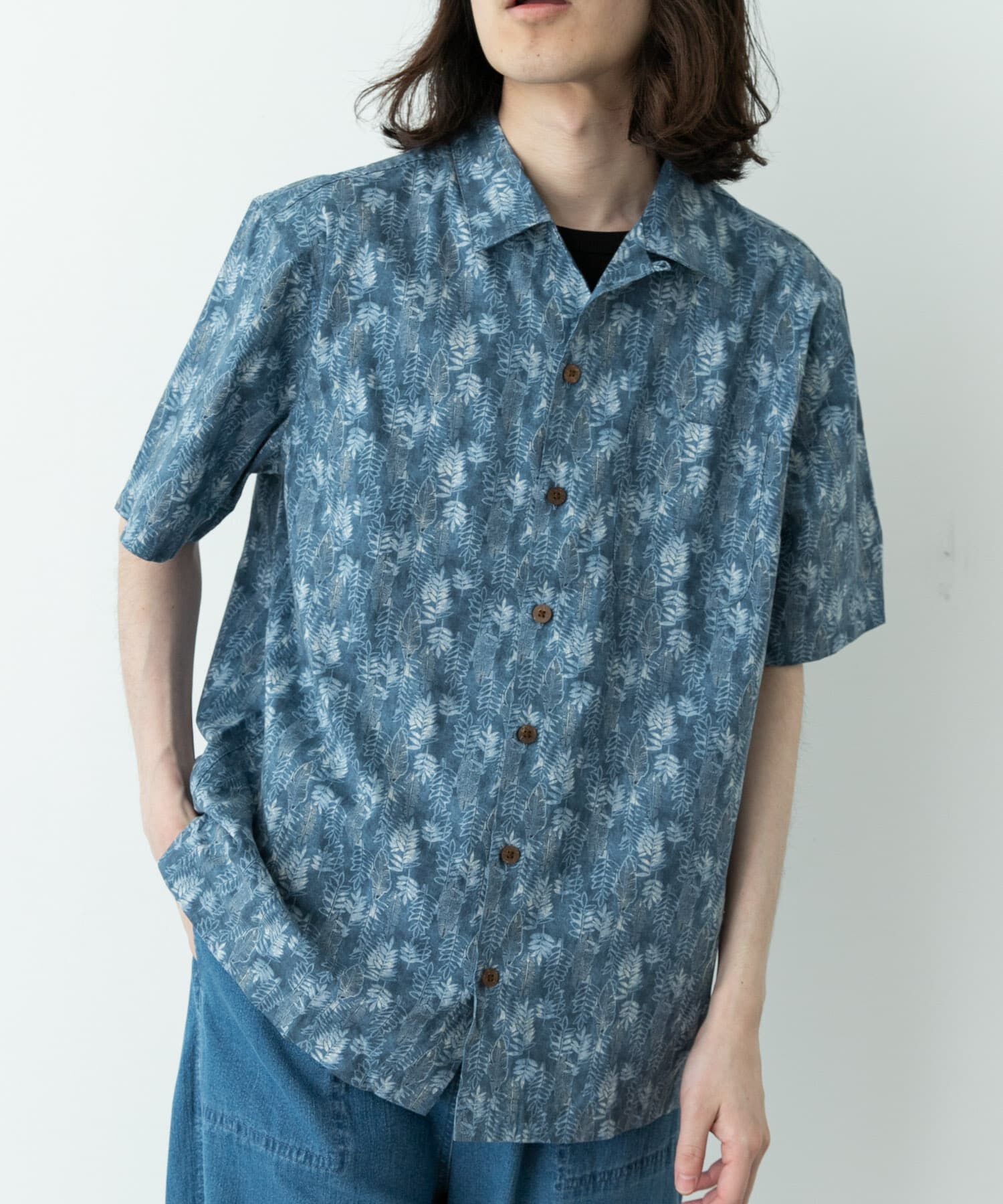 Sonny Label 「L.L.Bean　TROPICS SHIRTS SHORT-SLEEVE」|シャツ・ブラウス|ブルー