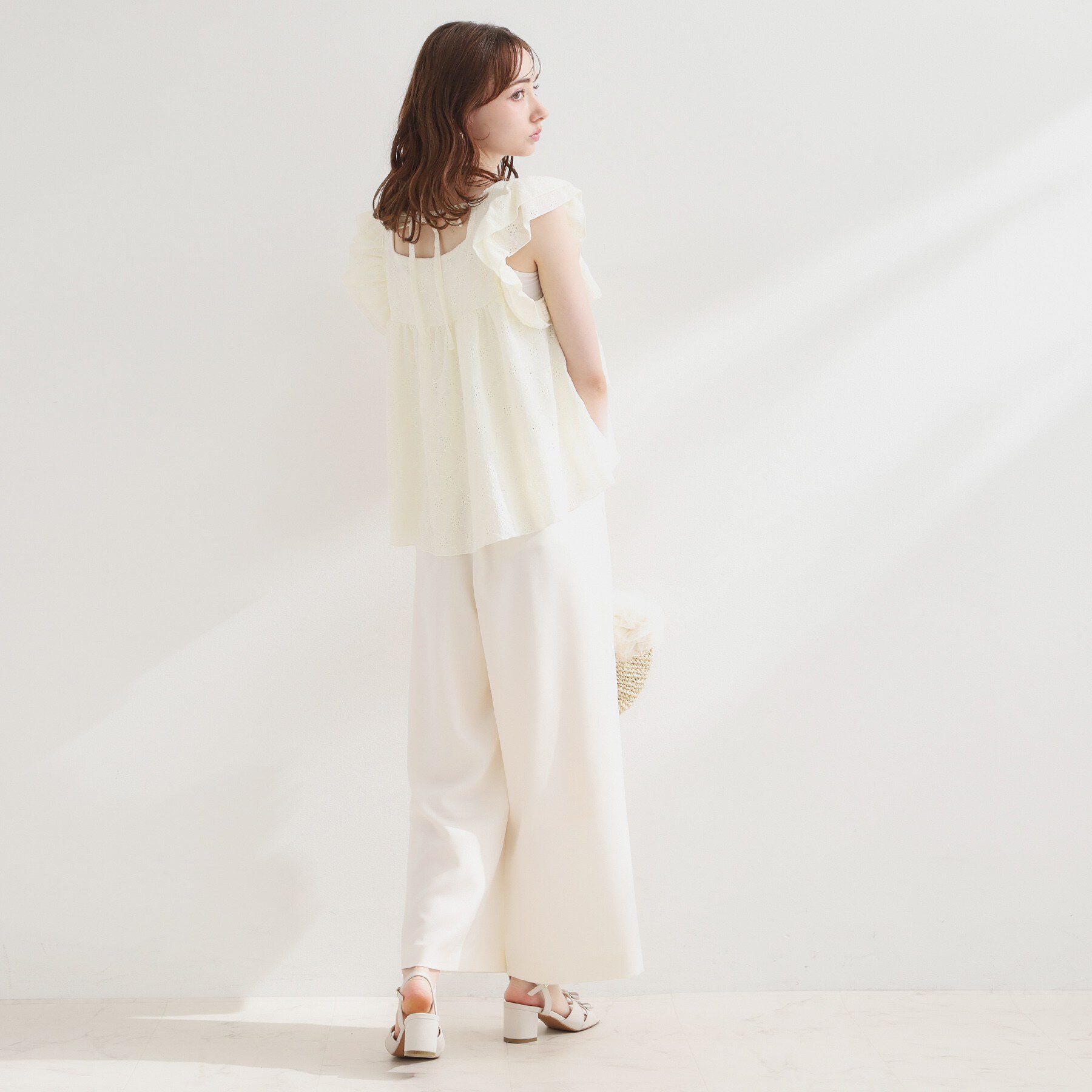 Couture broach「バックリボンフリルブラウス」|シャツ・ブラウス|