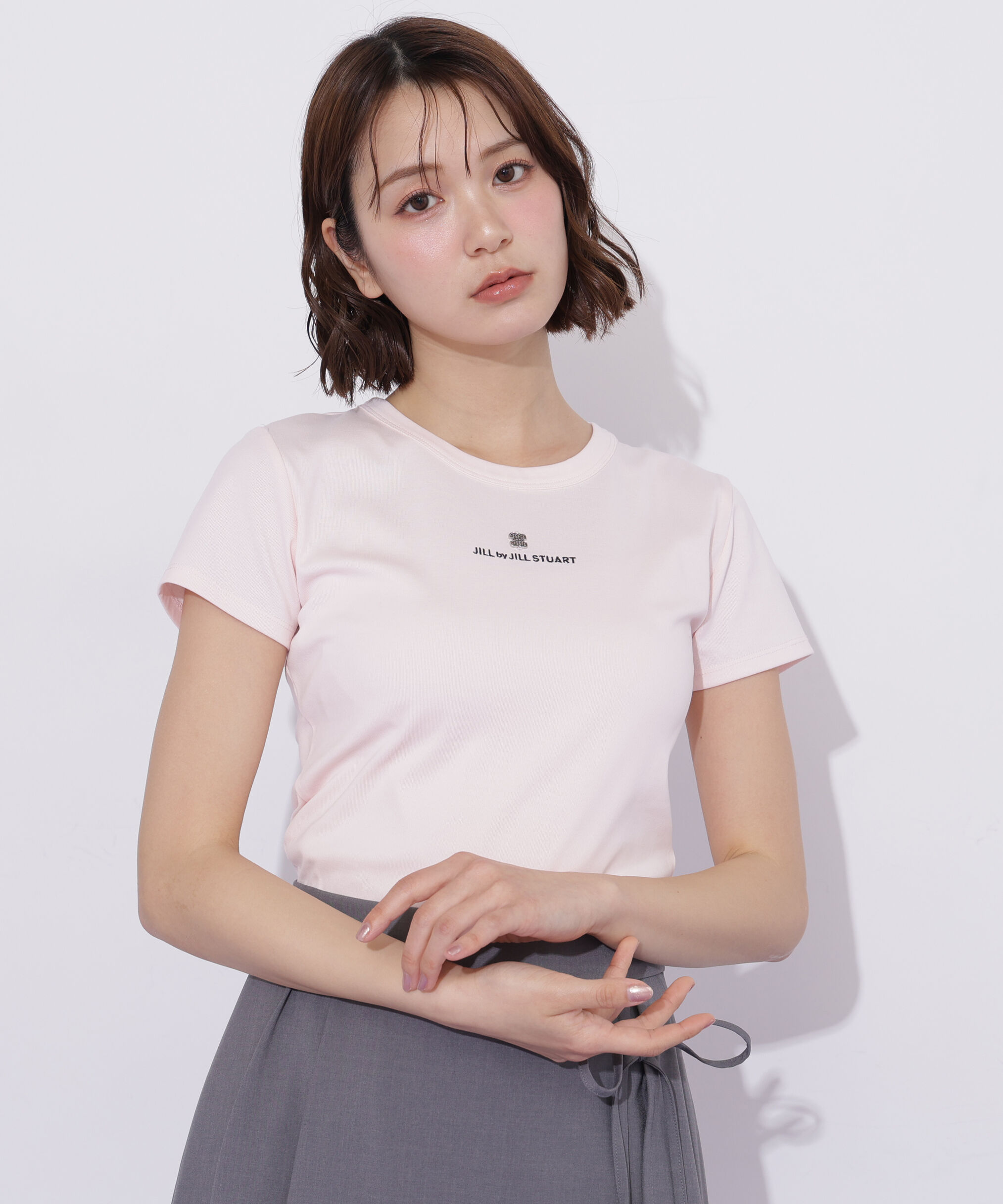  「コンパクトワンポイントロゴTシャツ」|Tシャツ・カットソー|
