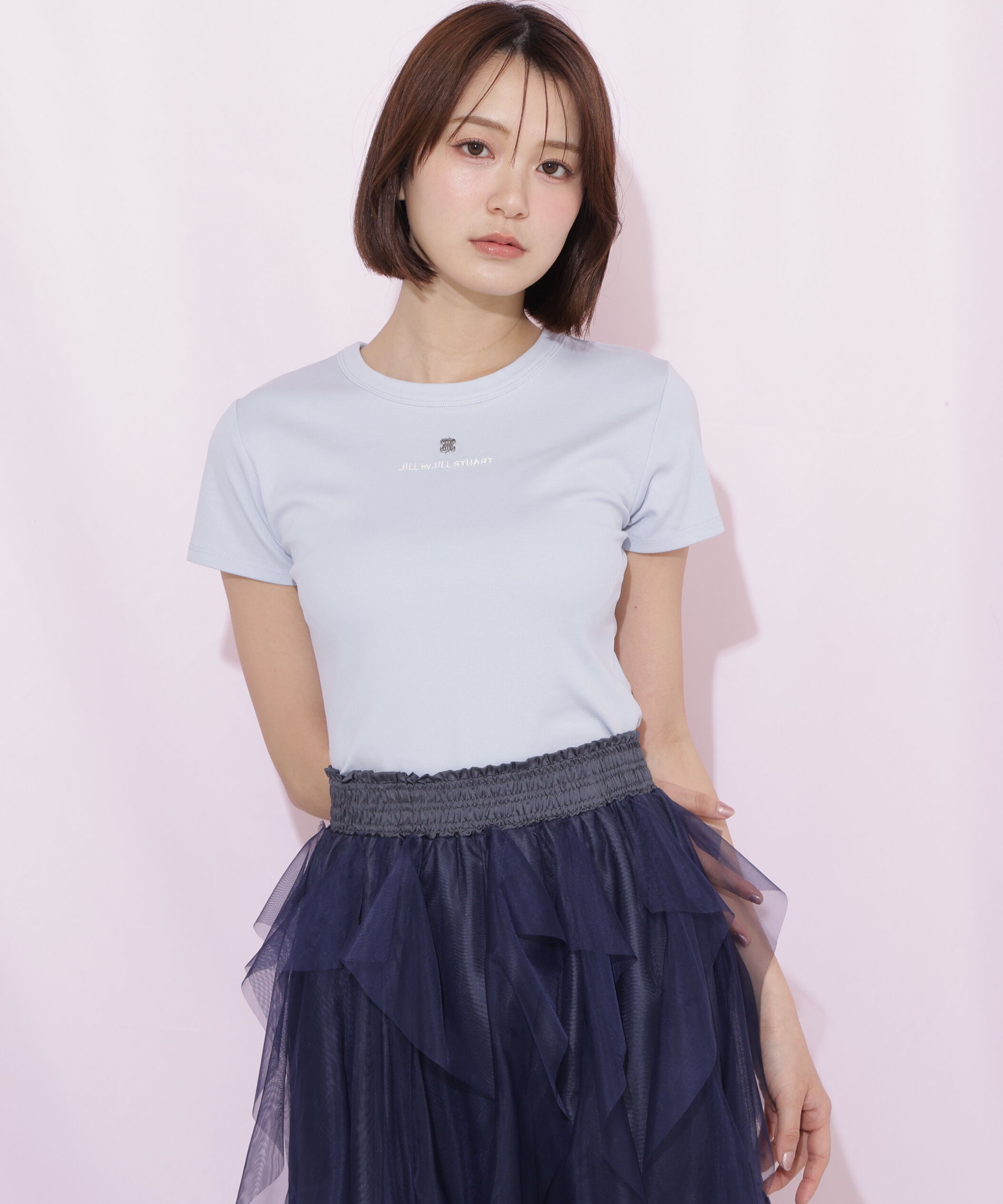  「コンパクトワンポイントロゴTシャツ」|Tシャツ・カットソー|