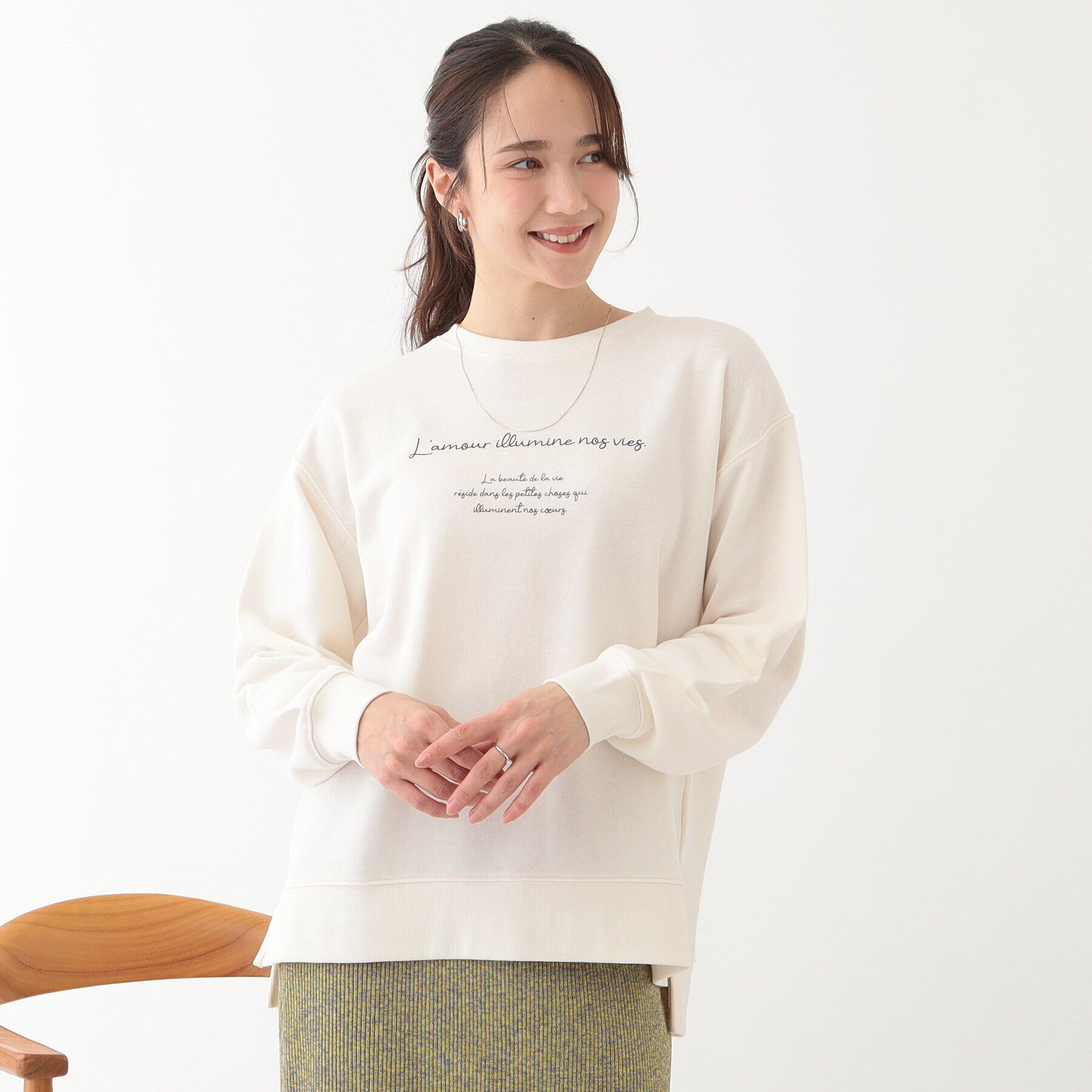 SHOO･LA･RUE「【洗える/S-LL】選べる3柄 グラフィックスウェット」|Tシャツ・カットソー|