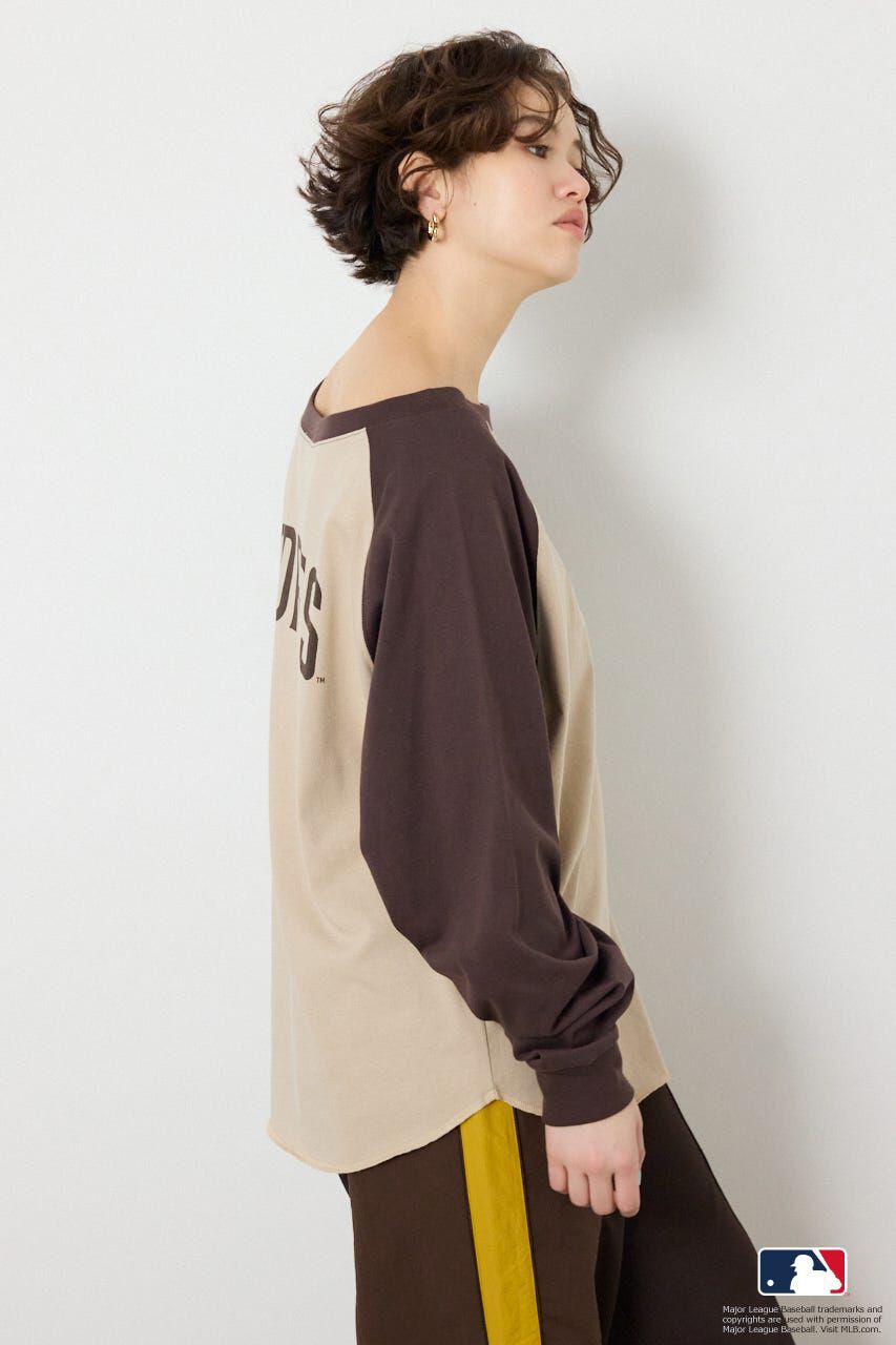 RODEO CROWNS「(MLB)オフショルラグラントップス」|Tシャツ・カットソー|