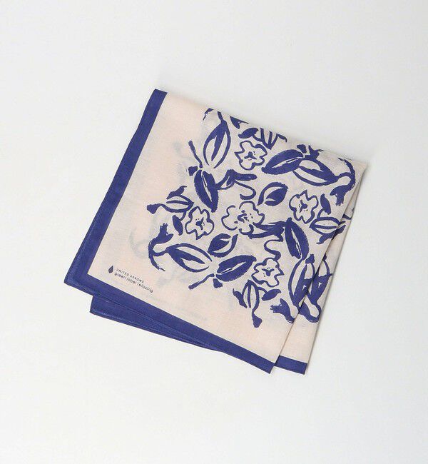 UNITED ARROWS green label relaxing「GLR Be happy ハンカチ」|バンダナ・スカーフ|COBALT