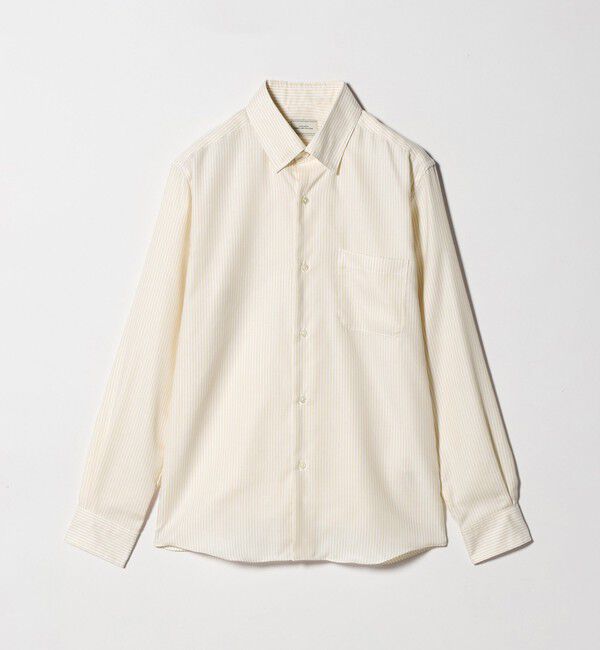 UNITED ARROWS green label relaxing「エブリット コットンオックス ストライプ スナップ ボタンダウン シャツ -イージーアイロン-」|シャツ・ブラウス|