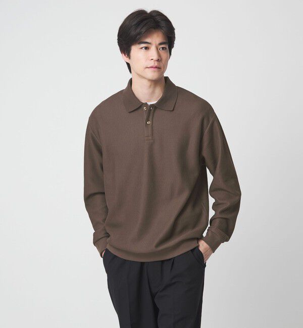 UNITED ARROWS green label relaxing「クリア ラッセル 長袖 ポロシャツ」|ポロシャツ|