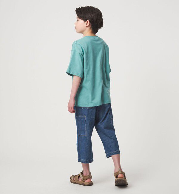 UNITED ARROWS green label relaxing「デニム クロップド ペインター パンツ / キッズ  100cm-160cm」|チノ|