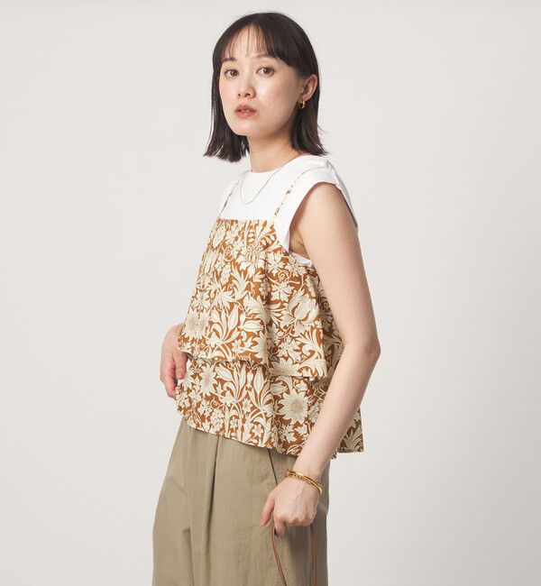 UNITED ARROWS green label relaxing「リバティプリント キャミソール」|シャツ・ブラウス|