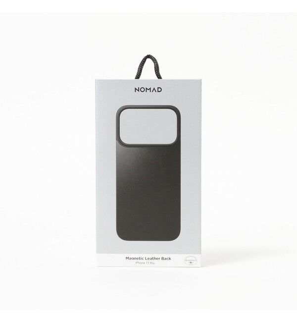 BEAMS「NOMAD / Magnetic Leather Back iPhone17 Pro」|モバイルケース|