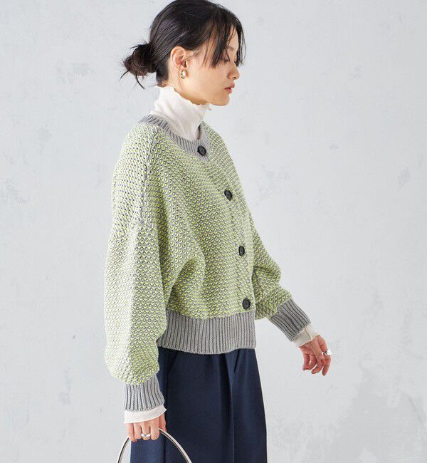 SHIPS for women「〈手洗い可能〉前後 2WAY ジャカード プルオーバー 24SS ◇」|ニット・セーター|
