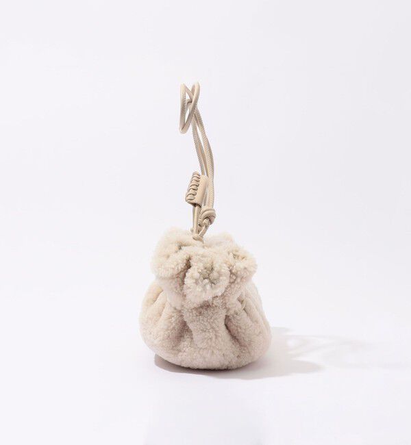 TOMORROWLAND GOODS「HEREU Arta Mini Curly Shearling ムートンバッグ」|ハンドバッグ|