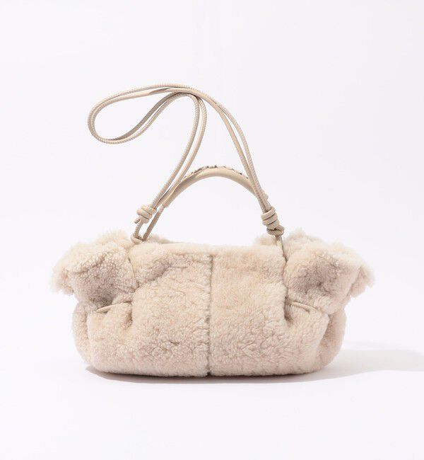 TOMORROWLAND GOODS「HEREU Arta Mini Curly Shearling ムートンバッグ」|ハンドバッグ|