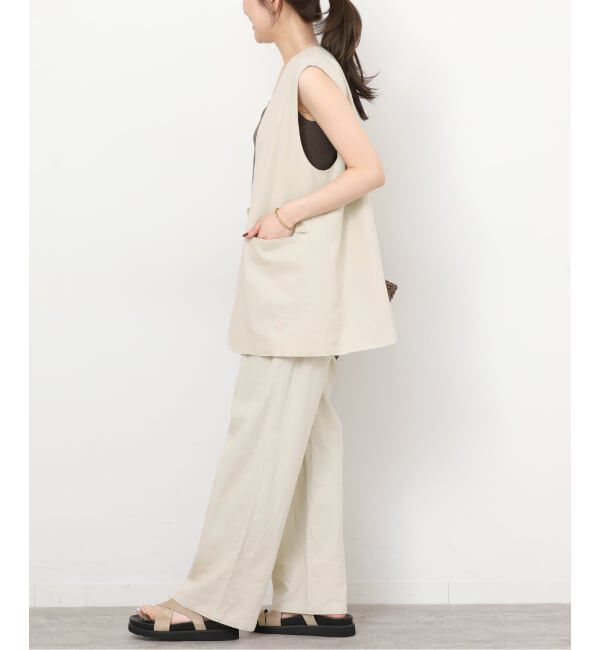 JOURNAL STANDARD relume「［手洗い可］リネンフィールノーカラージレ」|その他|