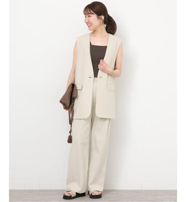 JOURNAL STANDARD relume「［手洗い可］リネンフィールノーカラージレ」|その他|