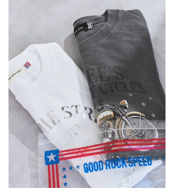 Spick and Span「《別注 / 2枚セット》GOOD ROCK SPEED / グッドロックスピード PACKTEE」|Tシャツ・カットソー|ブラック A