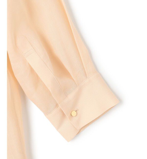 BEIGE,「【人気シリーズ】PAULINE / リネンヴィスコースオーバーサイズロングシャツ」|シャツ・ブラウス|