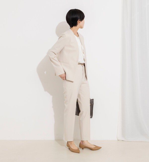NOLLEY'S sophi「《セットアップ対応》ウォッシャブル2WAY ツイルストレッチテーパードパンツ」|その他|