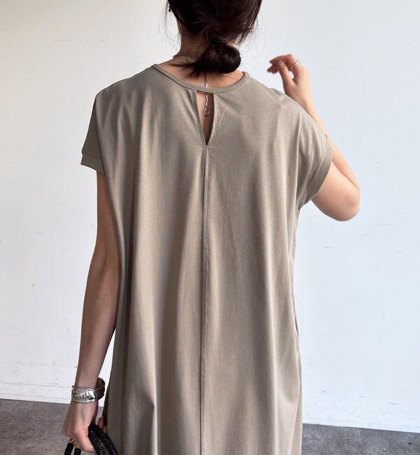  「【WEB限定】接触冷感フレンチスリーブワンピース」|ワンピース|