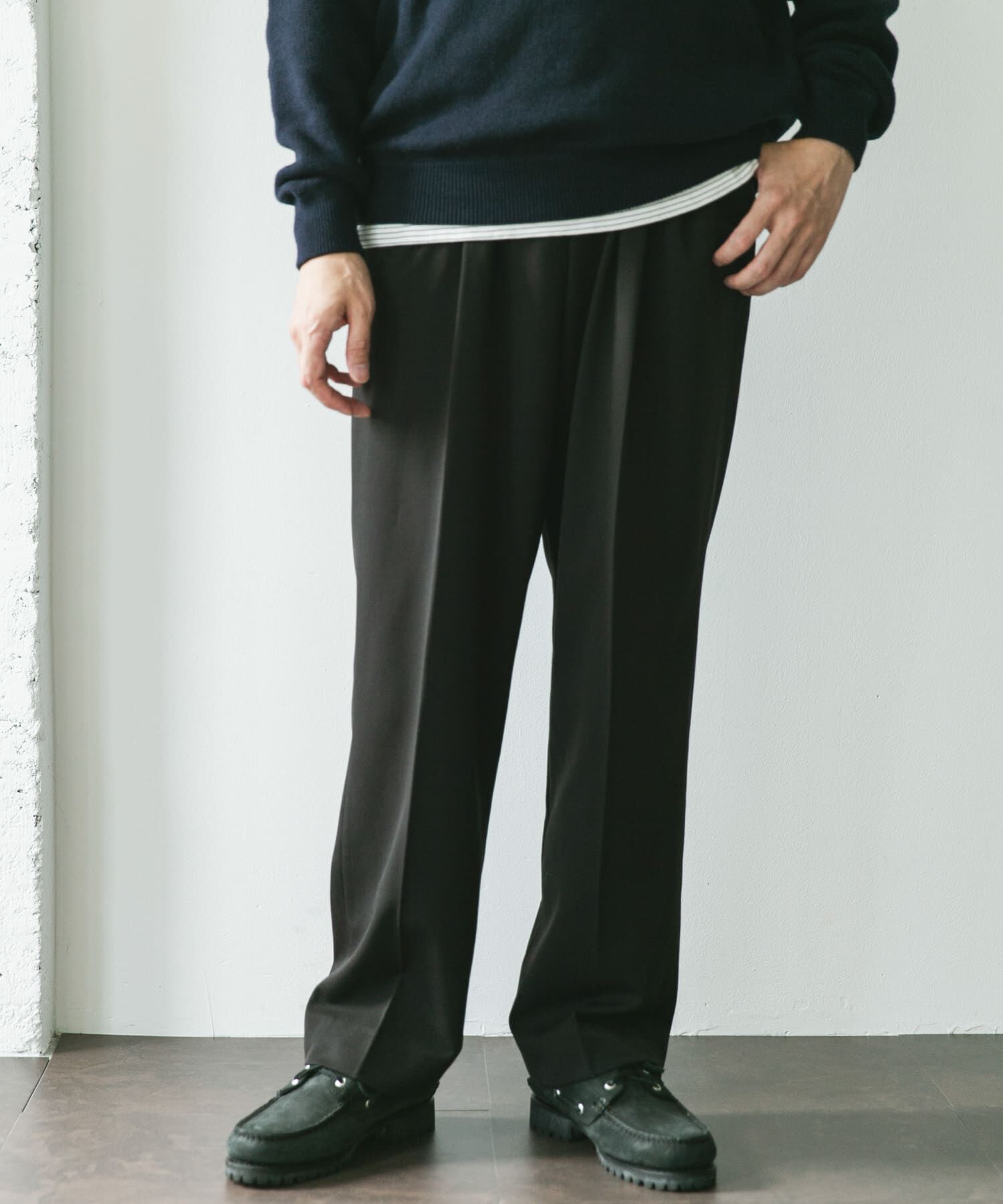 URBAN RESEARCH DOORS「『仁村紗和さん着用』『UR TECH』完声2タックワイドトラウザー」|その他|