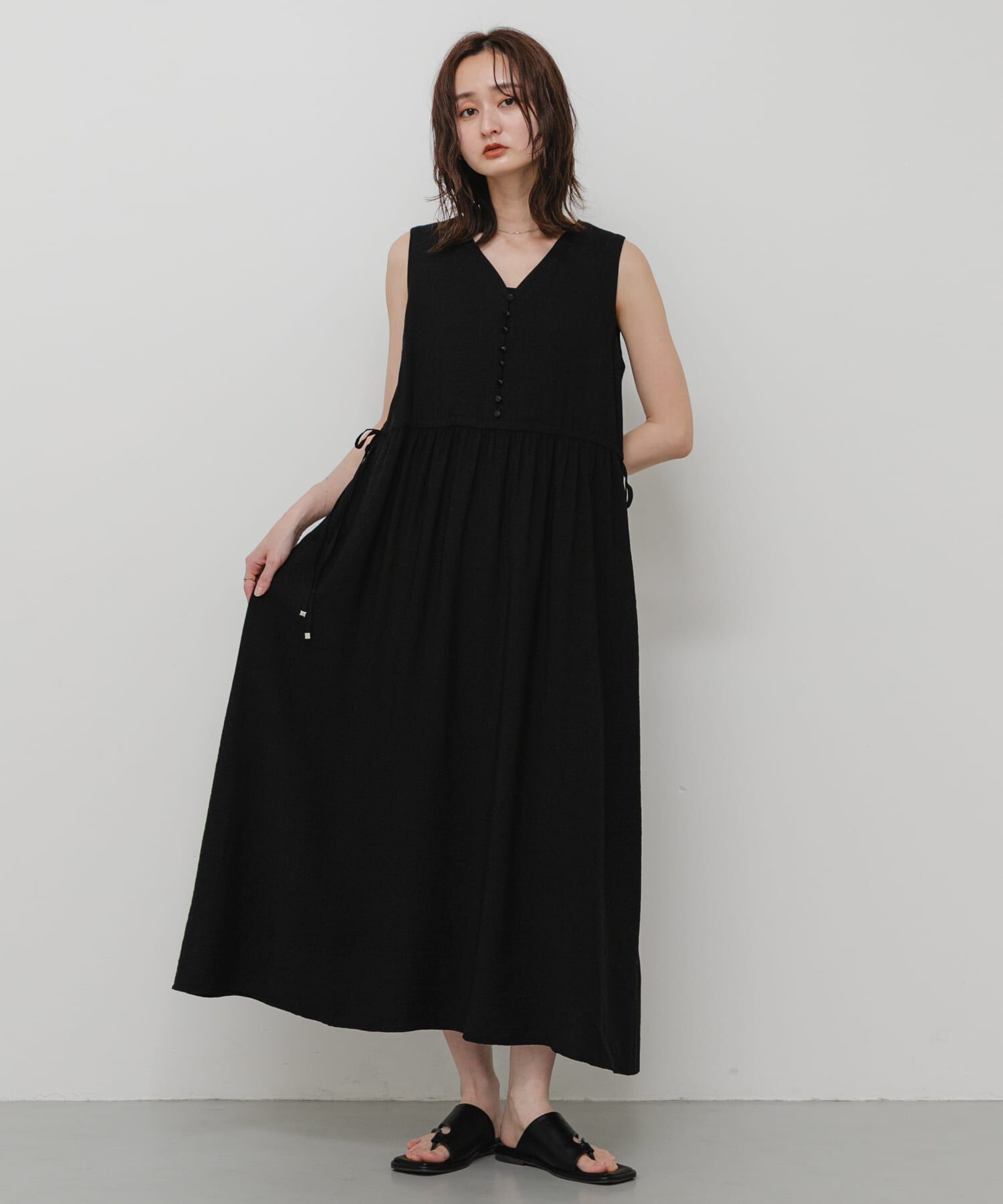 SENSE OF PLACE by URBAN RESEARCH「2wayウエストギャザーワンピース」|ワンピース|