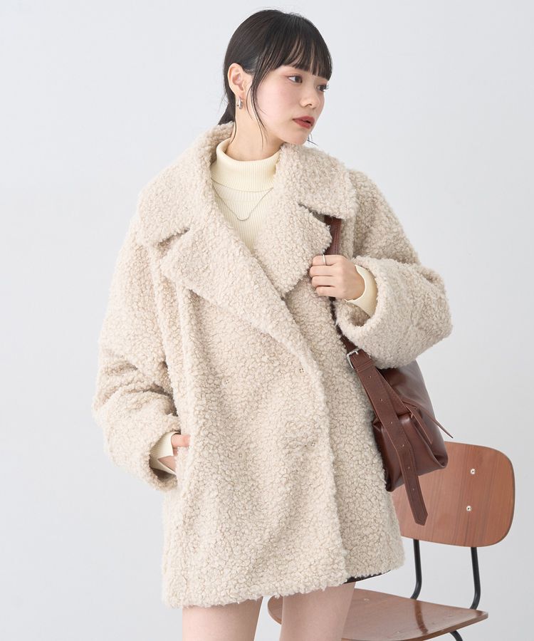 earth music&ecology「ループファーコート」|その他|