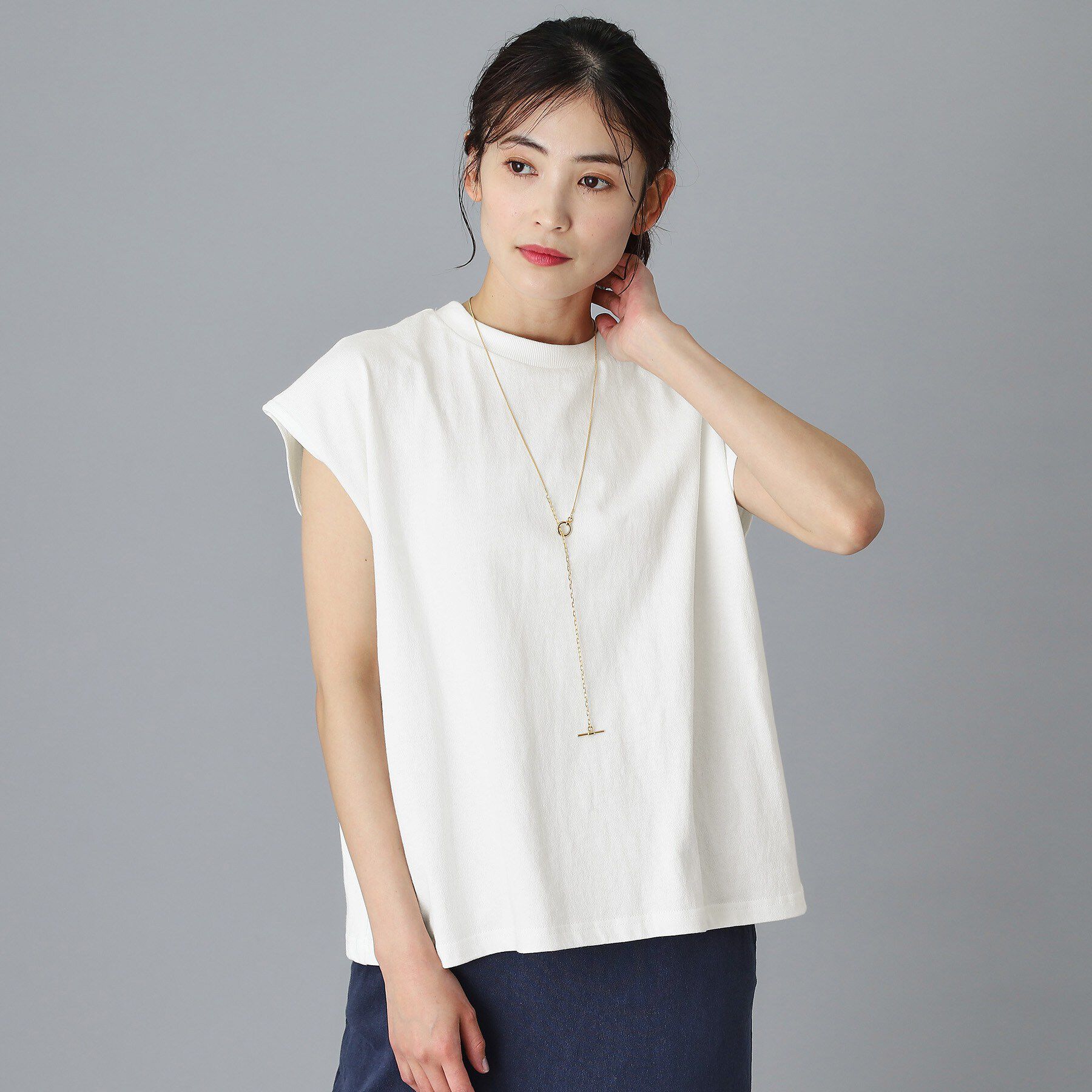 DRESSTERIOR「STAR＆STRIPE（スターアンドストライプ）フレンチスリーブトップス」|Tシャツ・カットソー|