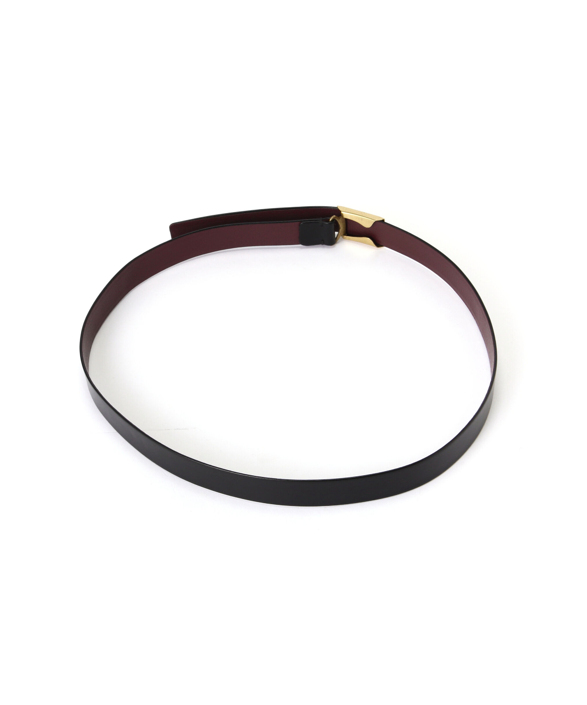 YLEVE 「YLEVE / LEATHER BUCKLED BELT」|ベルト|