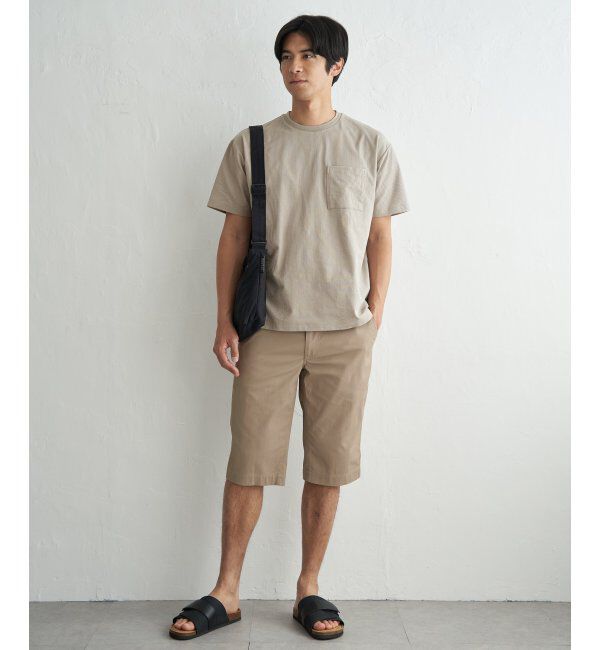 ikka「冷感DRYサッカーポケットTシャツ」|Tシャツ・カットソー|